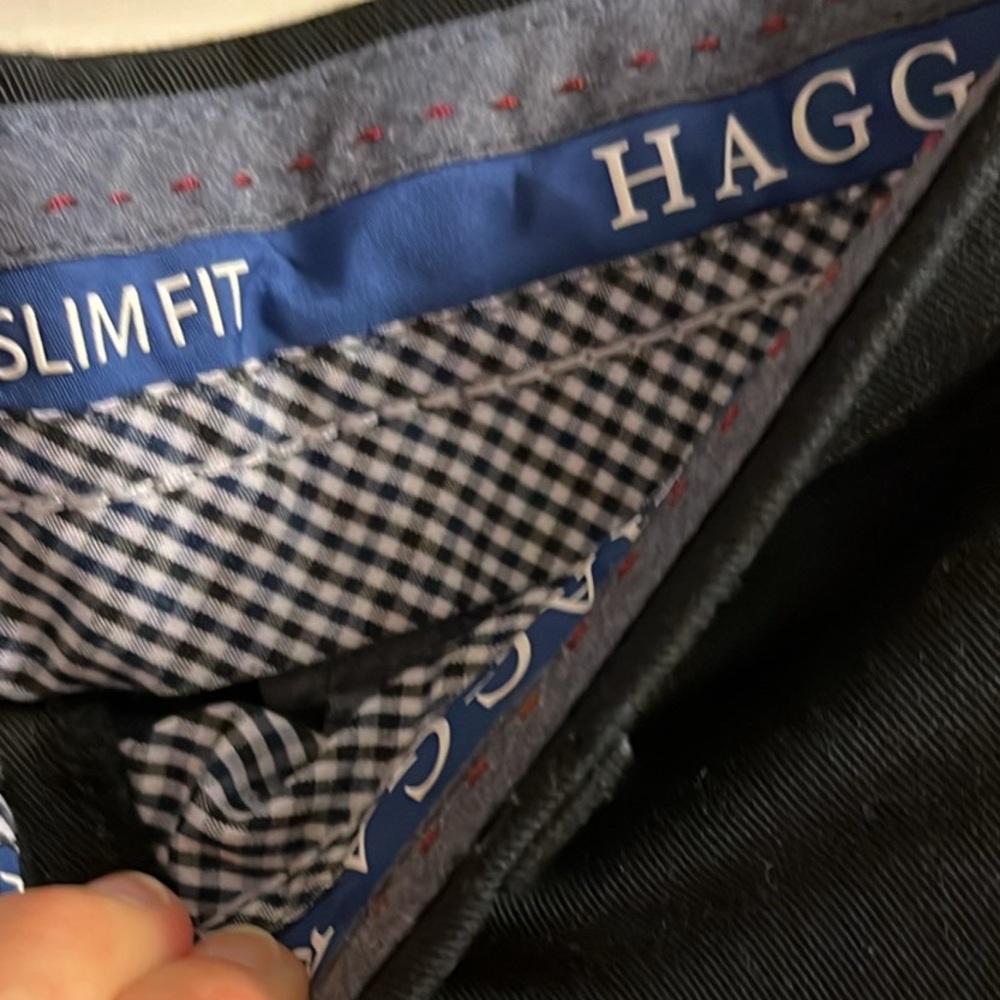 Men’s black Haggar pants sz 32x29